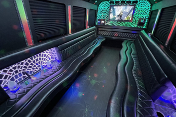 Porterville Limo Bus Interior