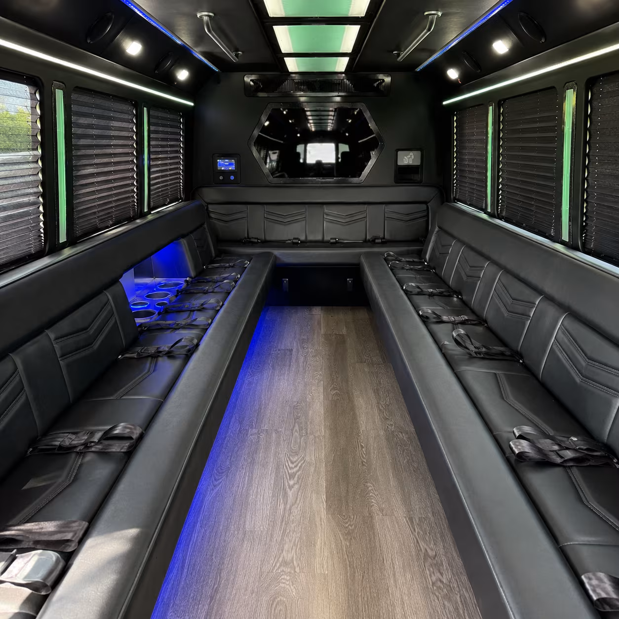 party buses for porterville high school and monache high school prom nights